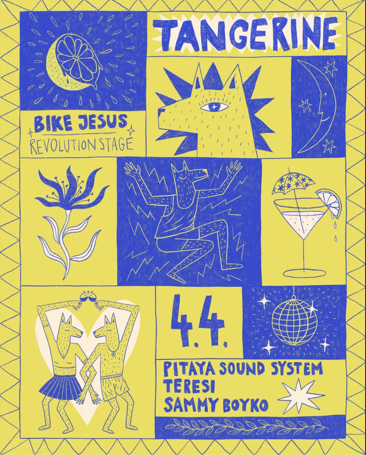 Tangerine w/Pitaya Sound System