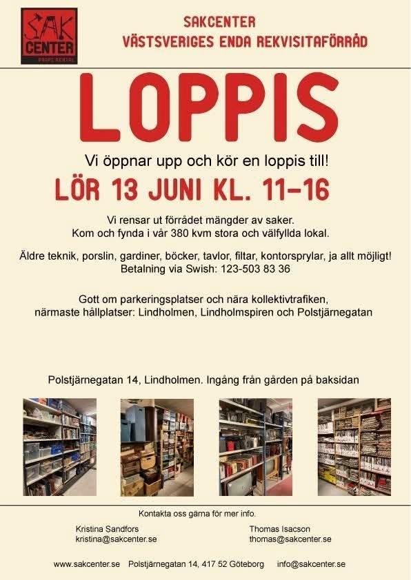 Loppis på Sakcenter