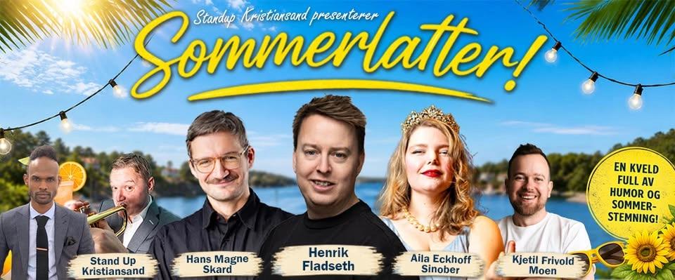 Sommerlatter på Kick - med headliner Henrik Fladseth!