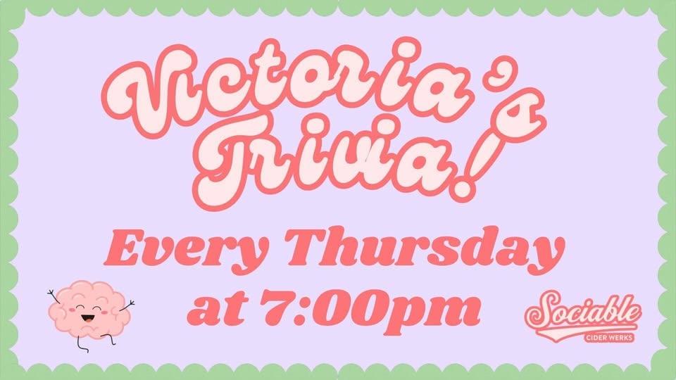 THURSDAY NIGHT TRIVIA