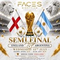 England v Argentina World Cup semi Final Live