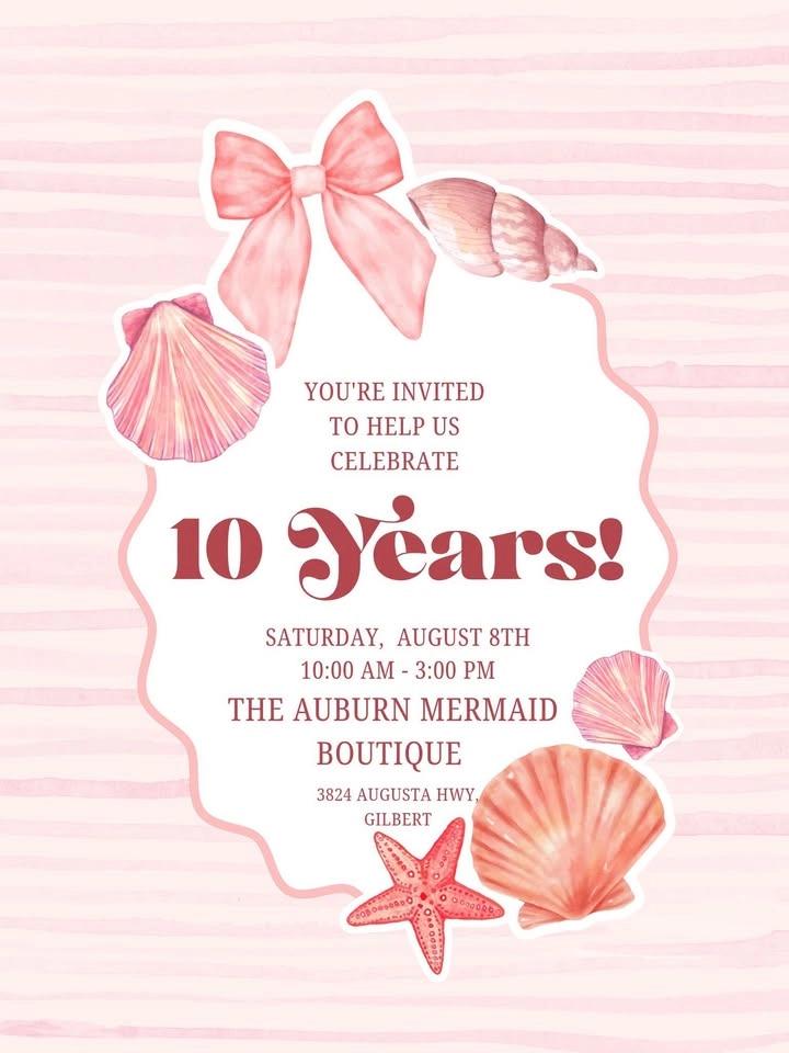 10 Year Celebration 🧜♀️🐚🎉