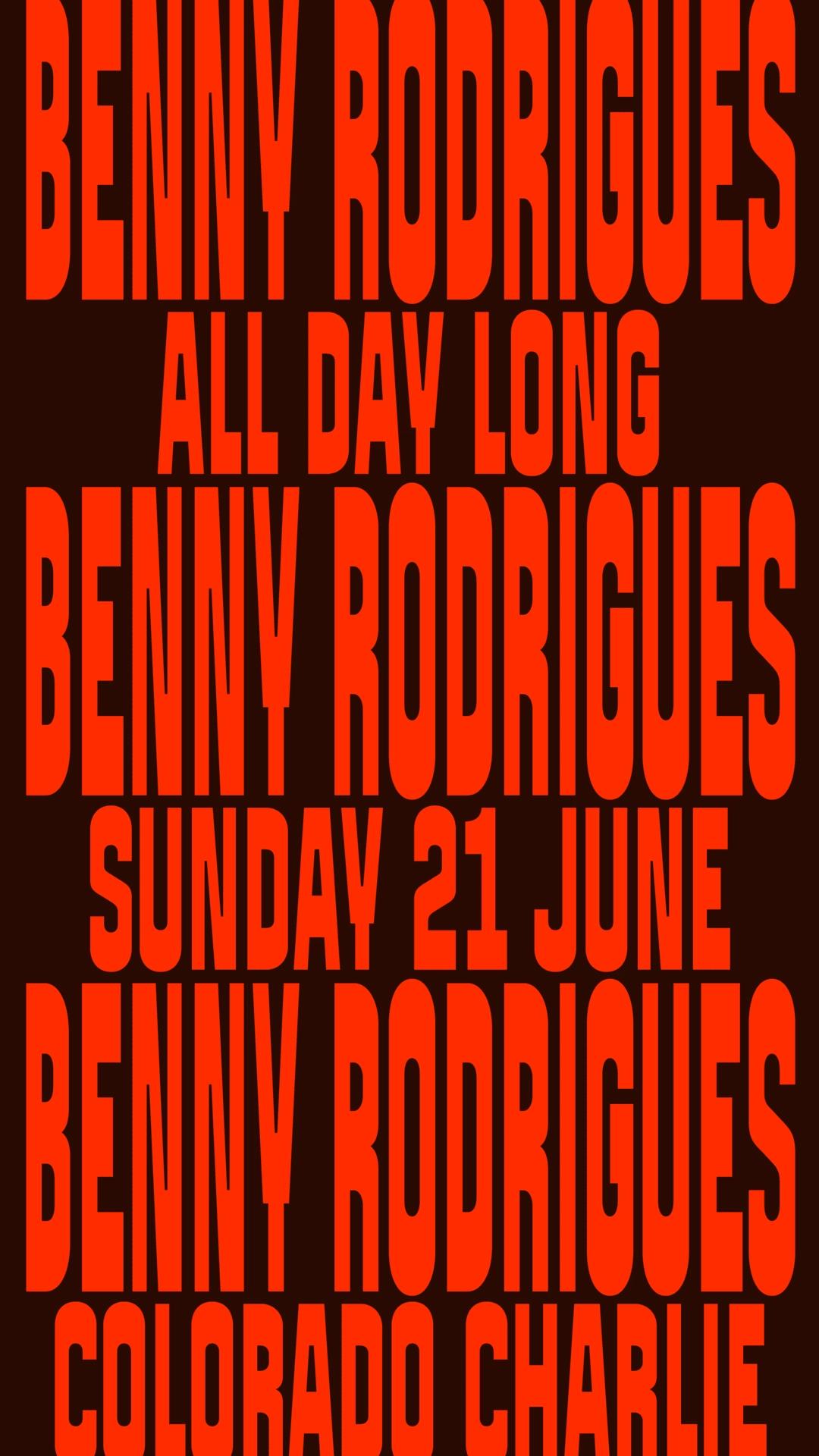 Colorado Charlie with Benny Rodrigues (All Day Long) (SOLD OUT)