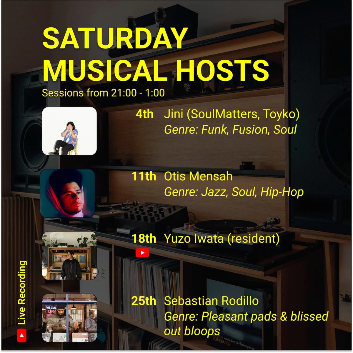 Unkompress Saturday Session: Yuzo Iwata (Resident)