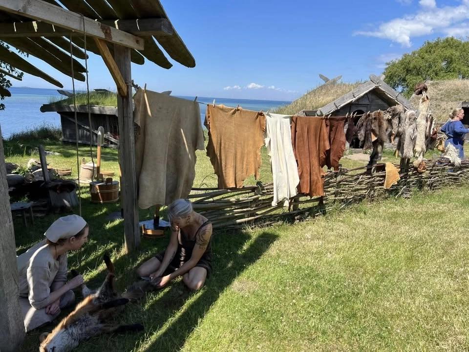 Deer Skin Tanning Course Foteviken, Sweden | Dr. Theresa Emmerich Kamper