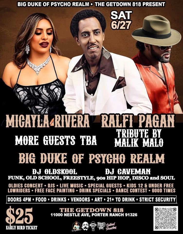 MICAYLA RIVERA + RALFI PAGAN LIVE TRIBUTE SHOW + MAKE IT WITH YOU -ALL AGES
