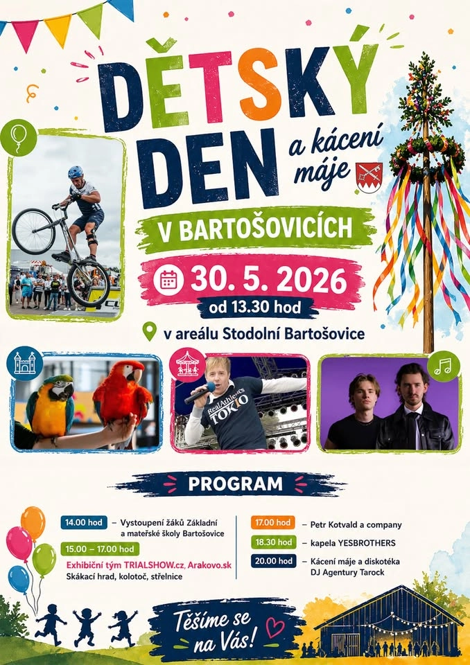 DĚTSKÝ DEN A KÁCENÍ MÁJE