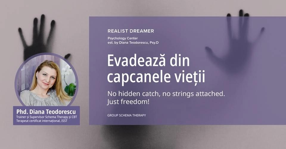 Evadeaza din capcanele vietii- Program de terapie de Grup