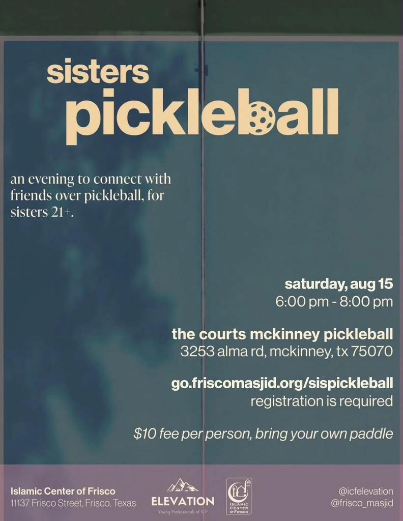 Sisters 21+ Pickleball