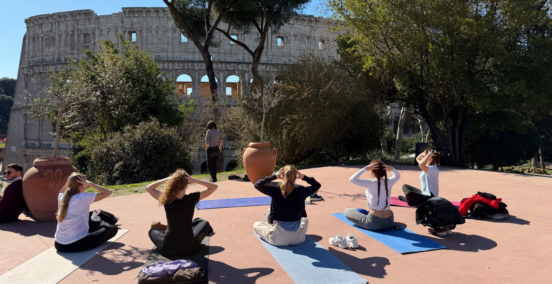 Colosseum View Yoga in English