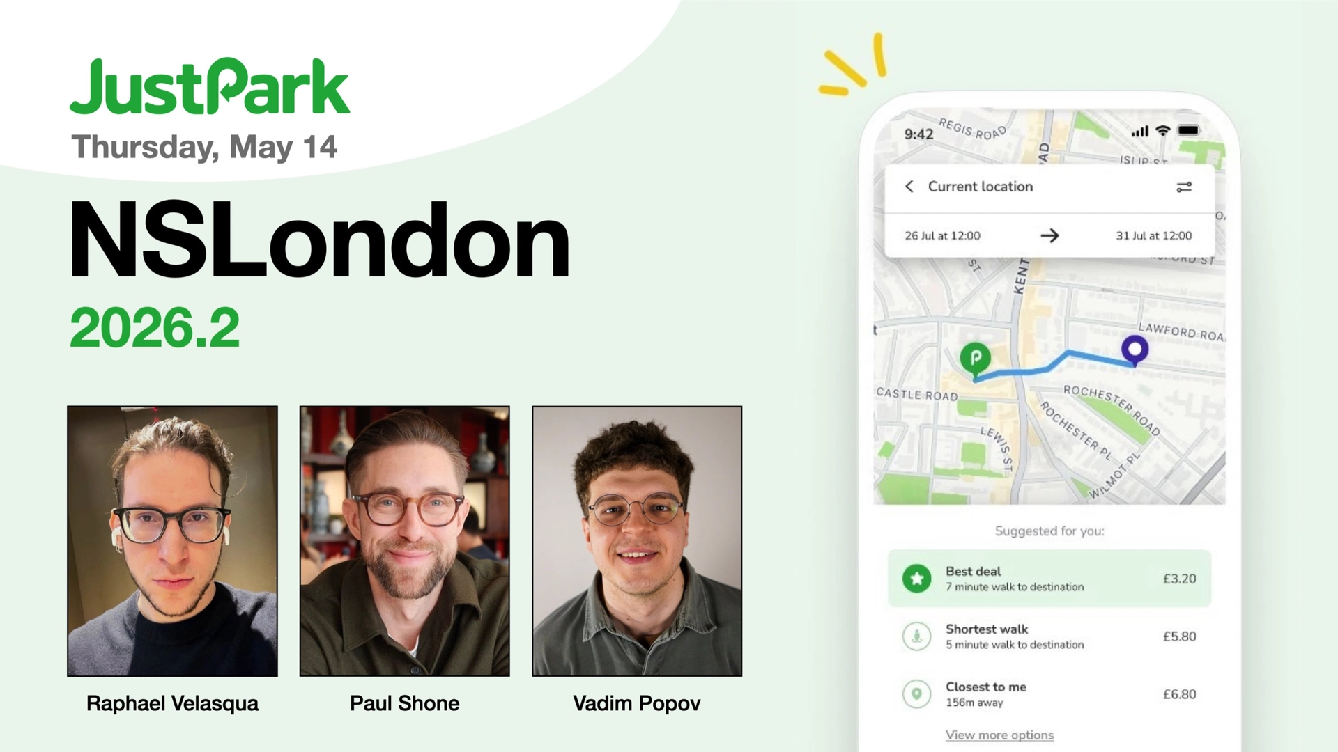 NSLondon 2026.2 at JustPark