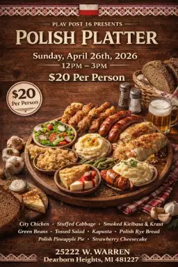 Polish Platter Dinner