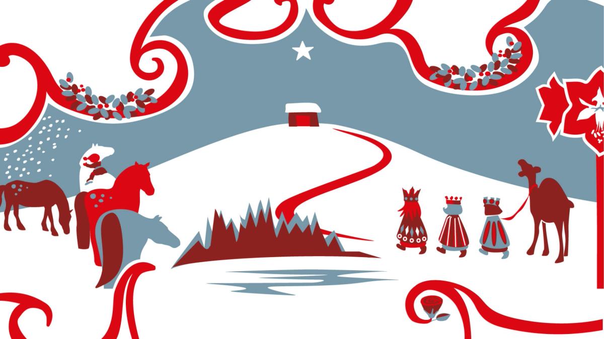 Gläns över sjö och strand