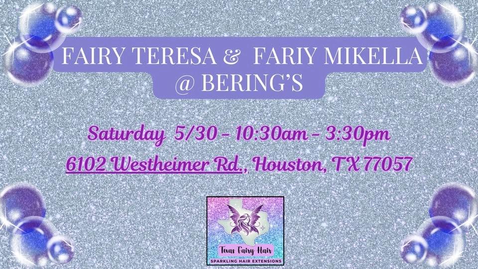 Texas Fairy Hair POP UP with FAIRY TERESA & FAIRY MIKELLA