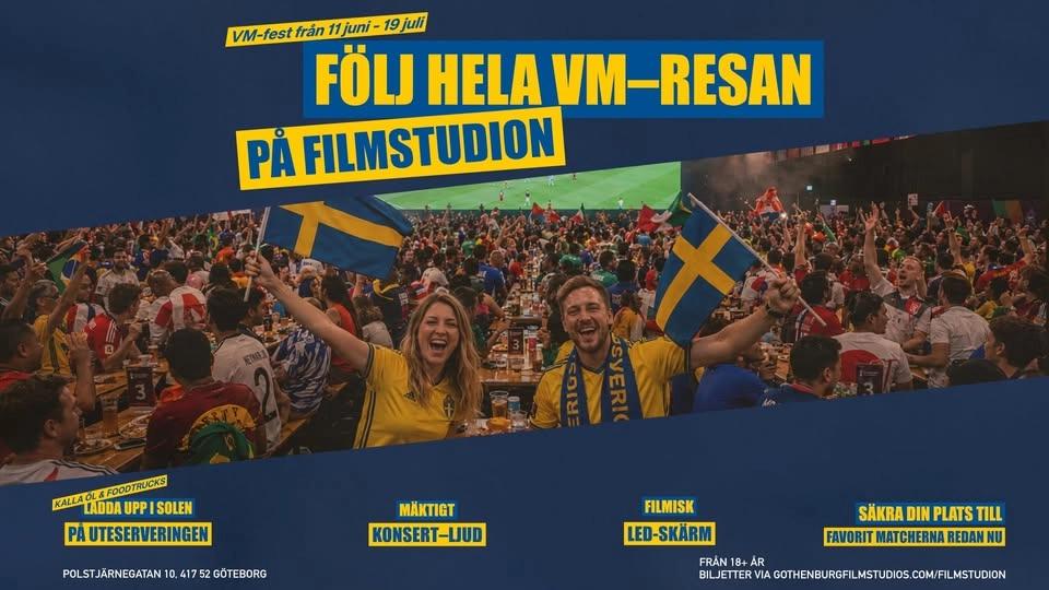 FOTBOLLS-VM PÅ FILMSTUDION