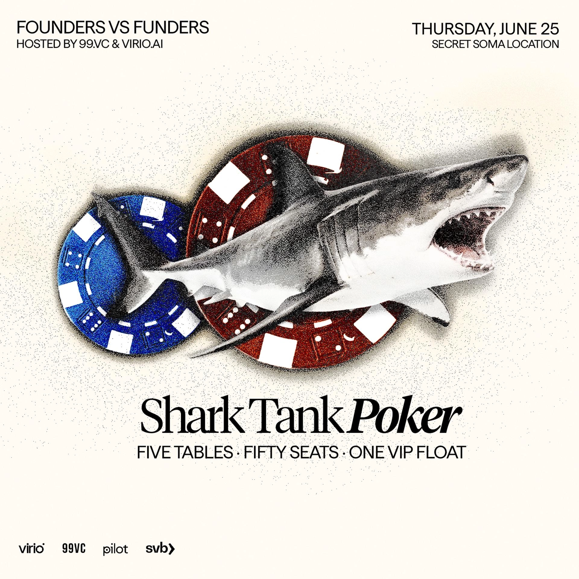 Shark Tank Poker Night - Deep Tech Week Edition