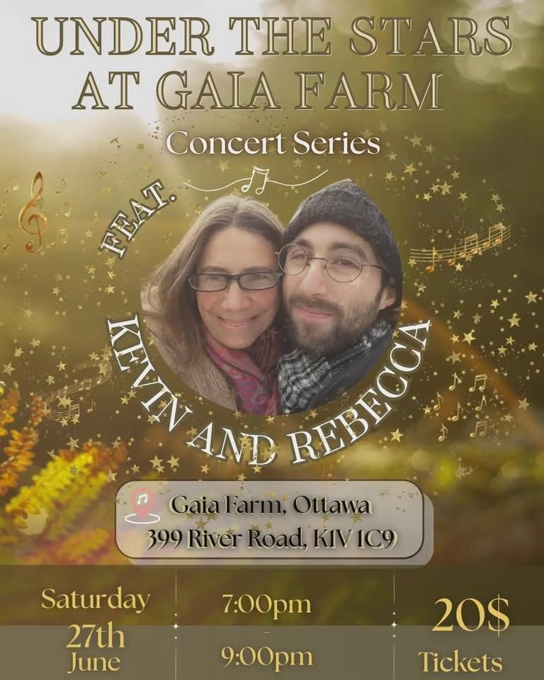 Kevin & Rebecca "Under the Stars" Concert at Gaia Organics Farm
