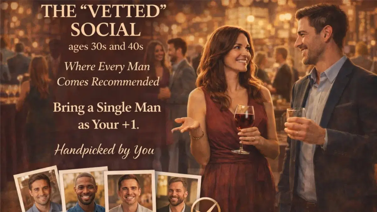 THE VETTED SOCIAL for 30s/40s, where every man is highly recommended!