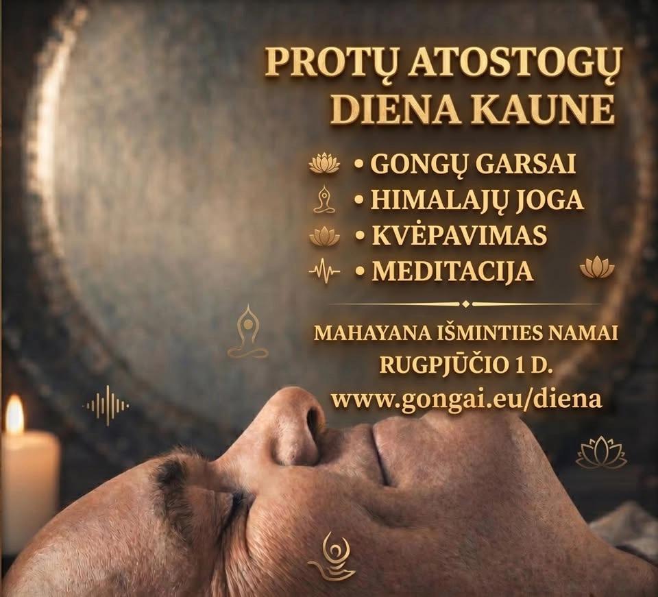Proto atostogų diena Kaune - rugpjūčio 1 d. Veda Vyrenijus.