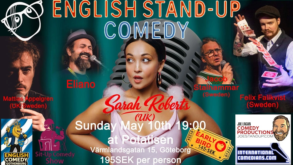 English Stand-up Sarah Roberts