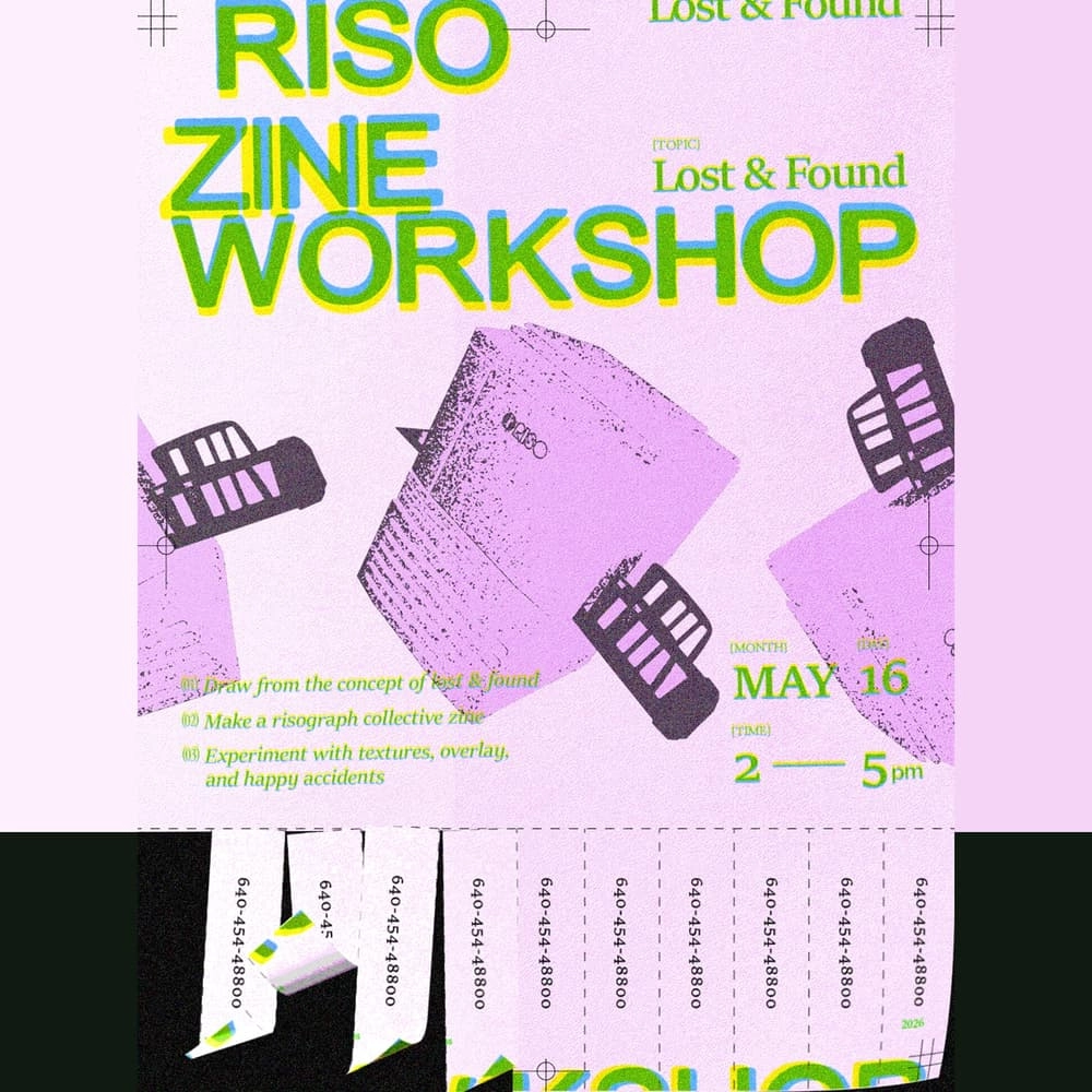 RISO Zine Workshop: Center of Lost and Found ‧₊˚✦ 失物認領中心 ‧₊˚
