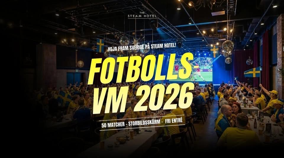 Fira VM 2026 på Steam Hotel