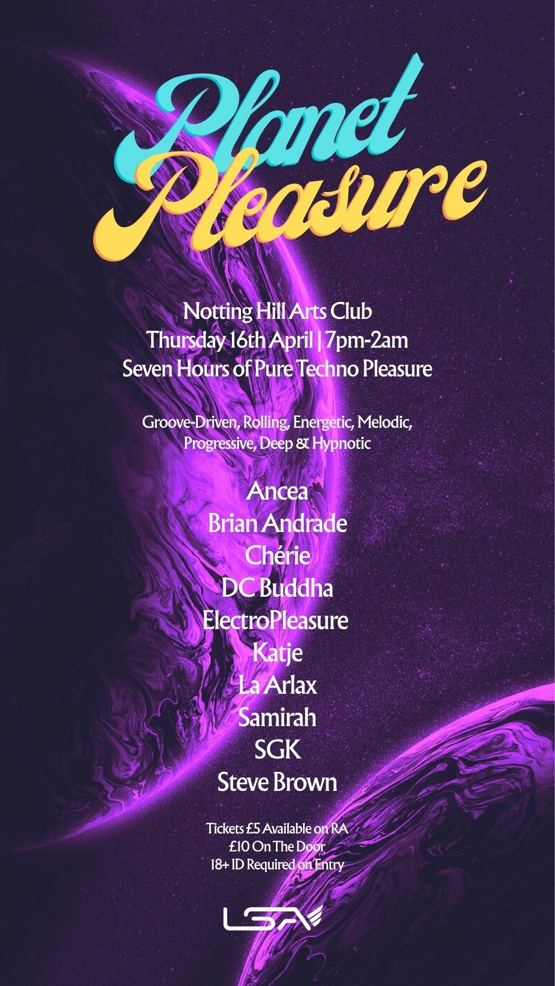 Planet Pleasure Electronic Club Nights