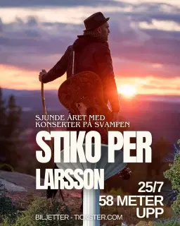 58 meter upp med Stiko Per Larsson