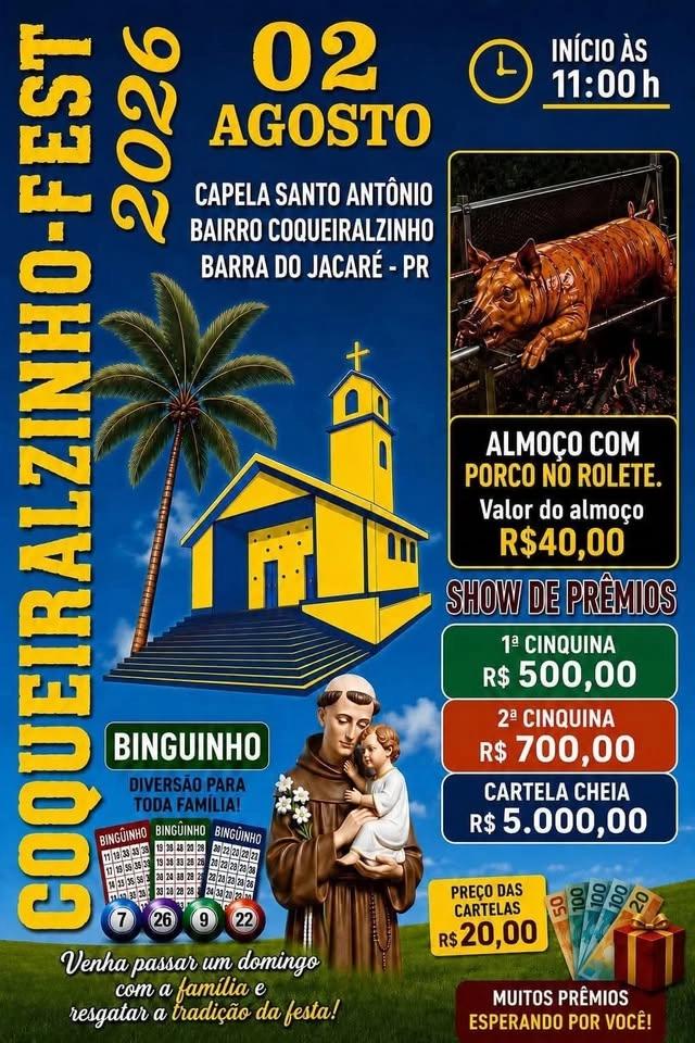 Festa Capela Santo Antônio do bairro Coqueiralzinho
