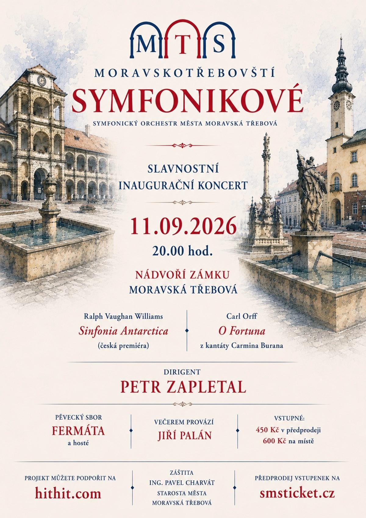 Moravskotřebovští symfonikové Slavnostní inaugorační koncert