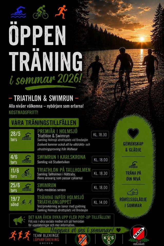 Öppen Swimrun-träning