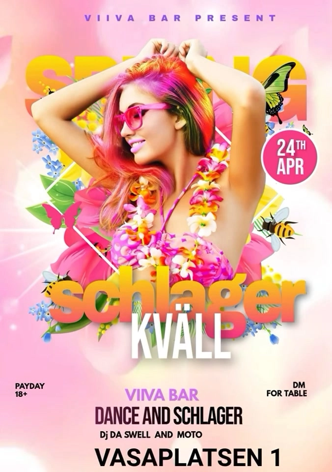 Schlager på Viiva 24/4