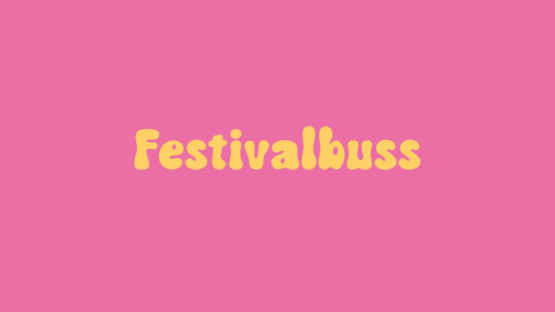 Festivalbussar 2026