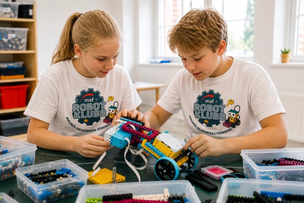 Robot Klubb – Bygg, programmera och testa