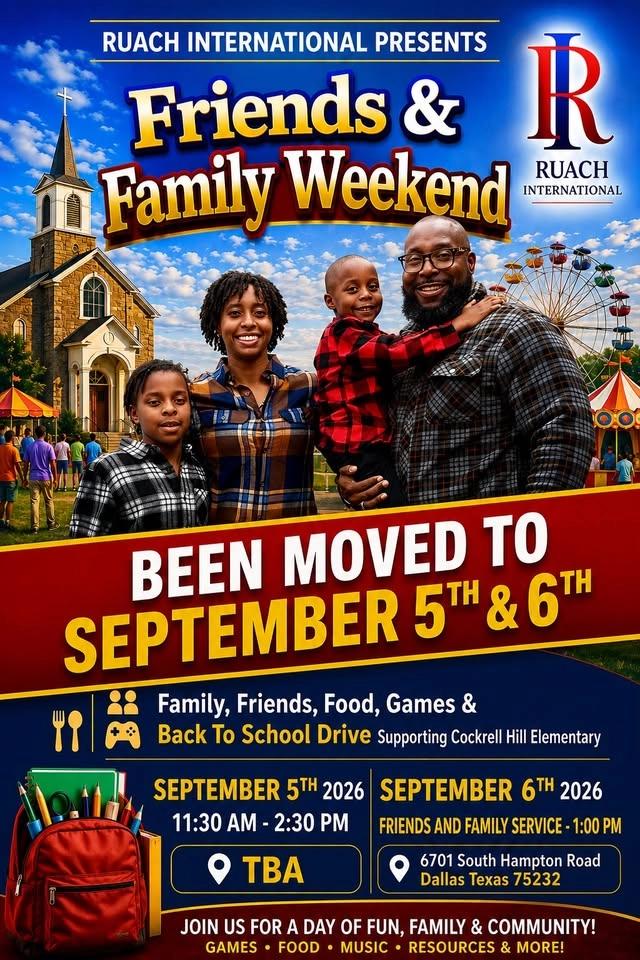 Friends & Family Day & Back To School Drive