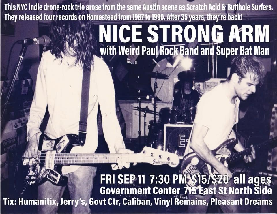 Nice Strong Arm, Weird Paul Rock Band, Super Bat Man at Govt Ctr