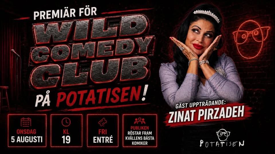 PREMIÄR! WILD COMEDY CLUB PÅ POTATISEN.