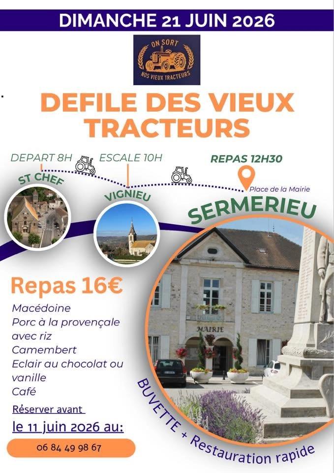🚜 Défilé des vieux tracteurs 🚜