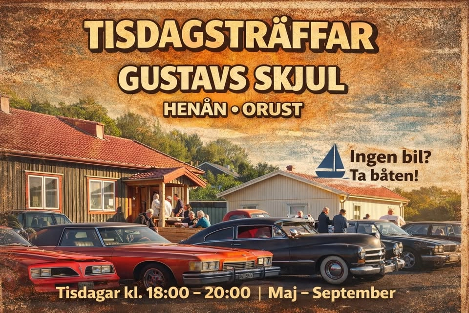 Tisdags träffar Gustavs Skjul Hånån
