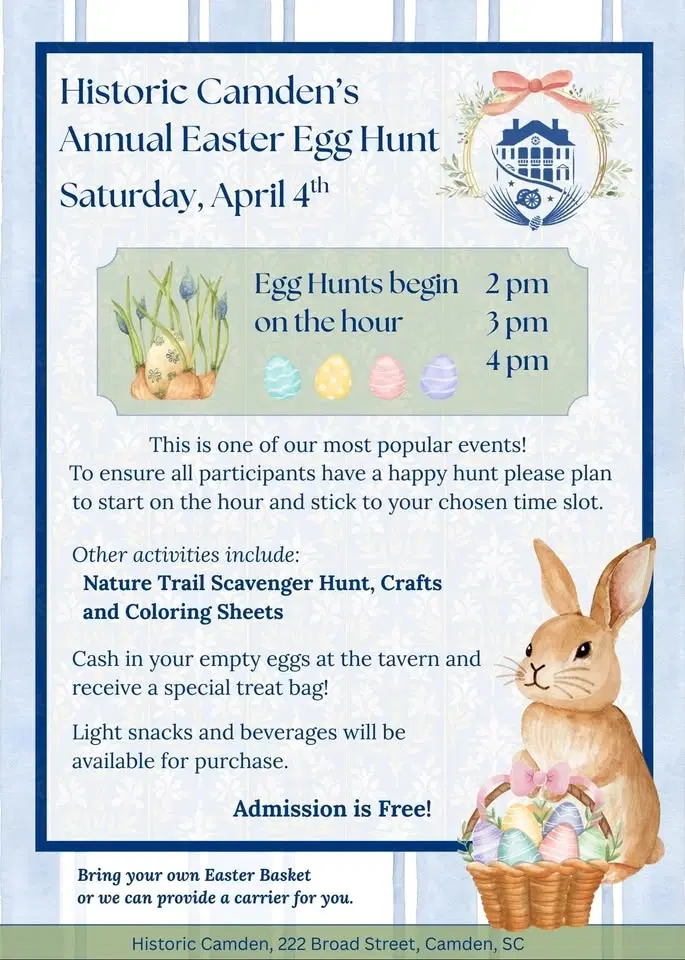 Annual Easter Egg Hunt at Historic Camden