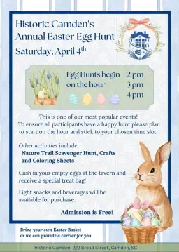 Annual Easter Egg Hunt at Historic Camden