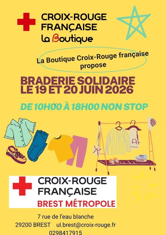 Braderie Solidaire Croix-Rouge Brest Métropole