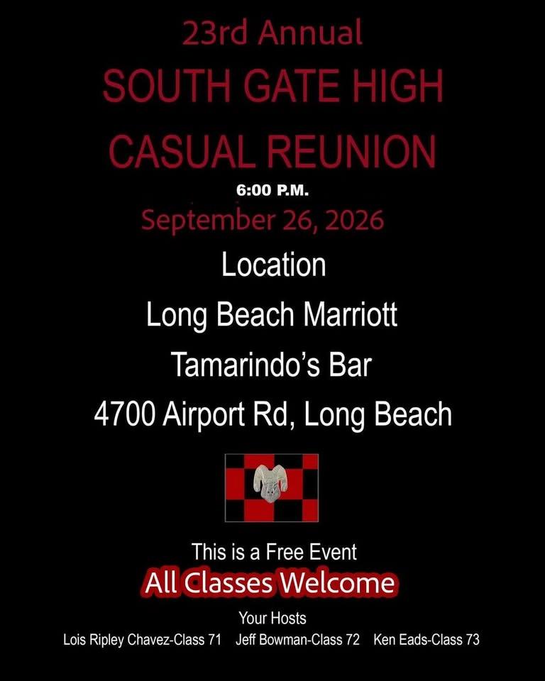 casual reunion South Gate High