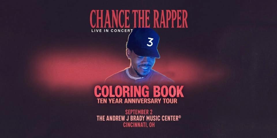 Chance The Rapper - Coloring Book 10 Year Anniversary Tour