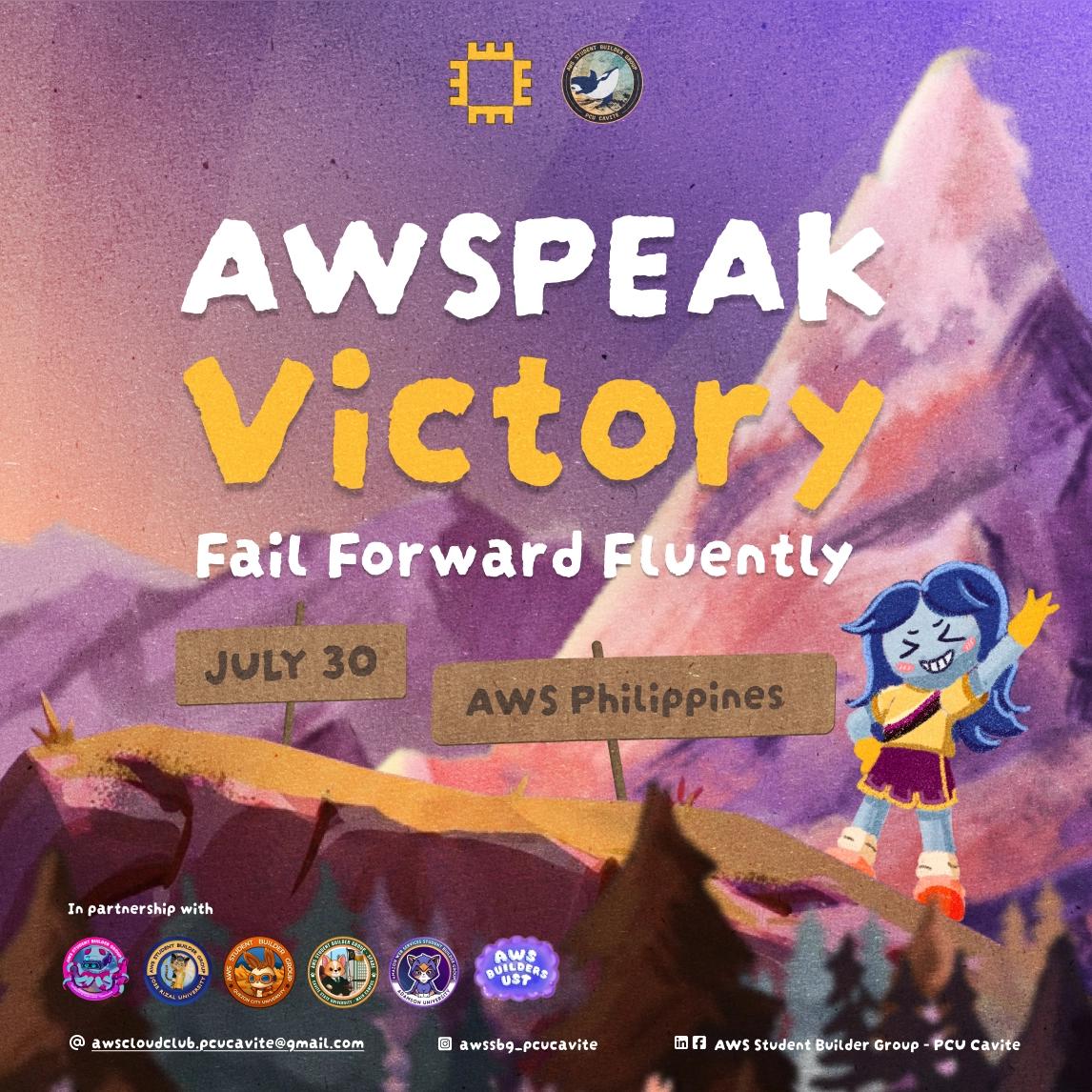 AWSPEAK Victory: Fail Forward Fluently