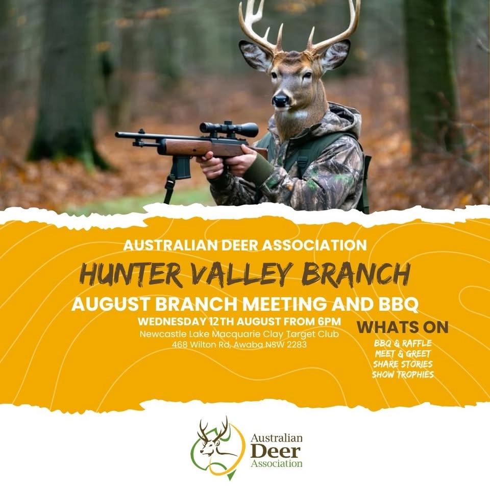 August Branch Meeting & BBQ: Deer processing and field care