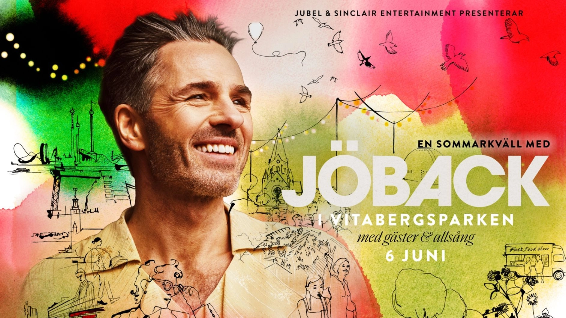 En sommarkväll med Jöback i Vitabergsparken