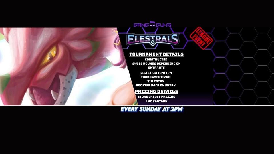 Elestrals: Weeklies at Game Guys