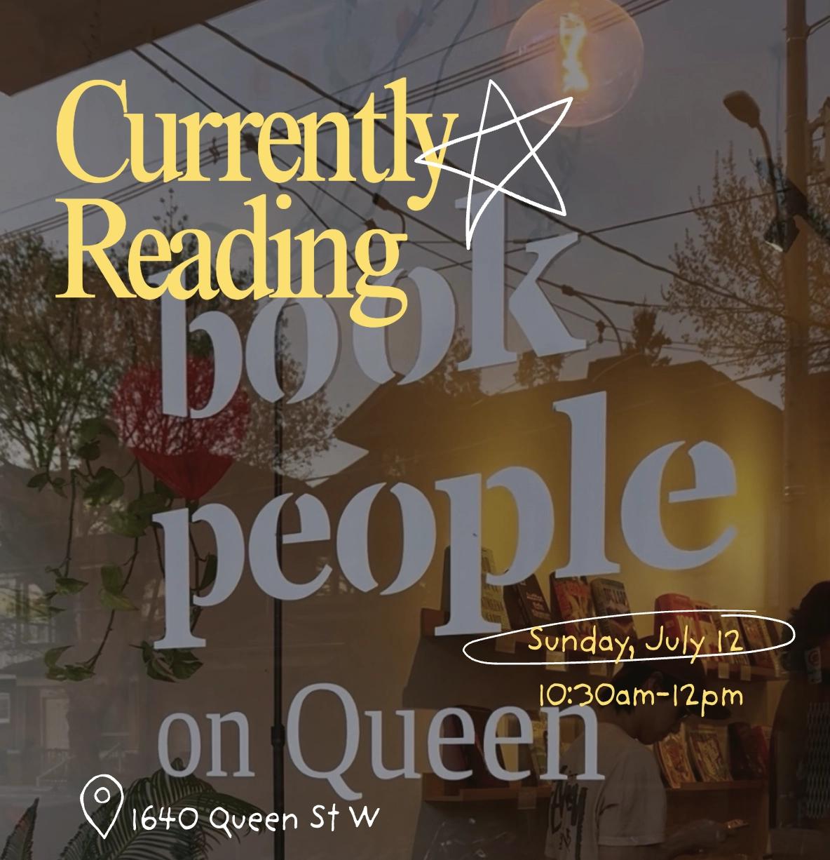 Currently Reading - a Sunday morning mid-book club at Book People