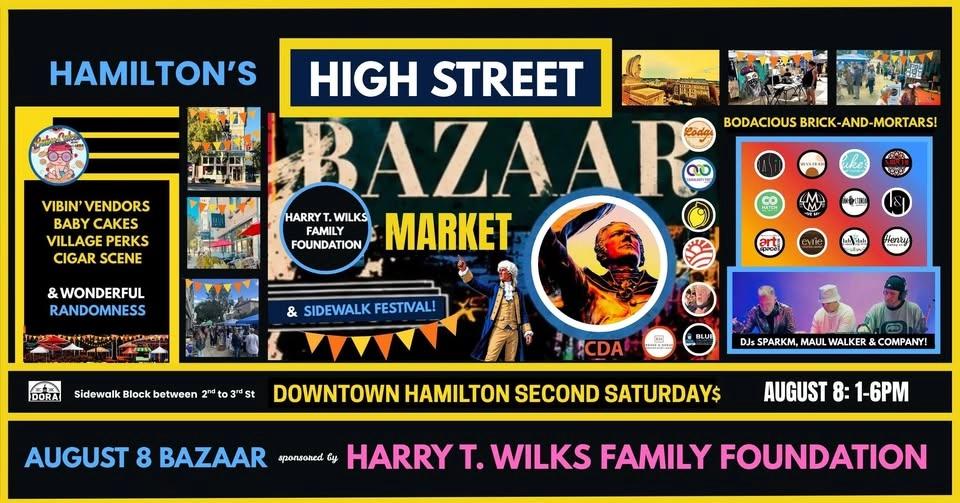 Hamilton's High Street BAZAAR (August 8th)